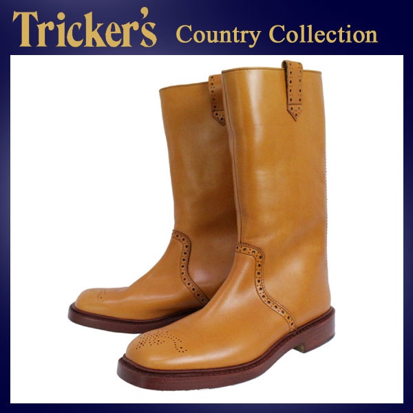 正規取扱店 Tricker's トリッカーズ 6672M COUNTRY HIGH WEG BROGUN(カントリーハイウェッジブローグ) エイコンアンティーク TK007