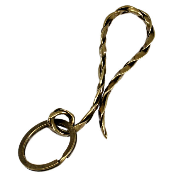 VASSER(バッサー)Vintage Woven Key Chain Brass(ビンテージウーブンキーチェーンブラス)