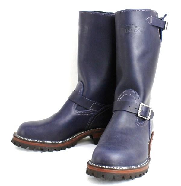 Wescoウエスコ　正規ディーラー Boss ボス Navy ネイビー,11height,#100 sole,Brown ink,Nickle Buckle BS60