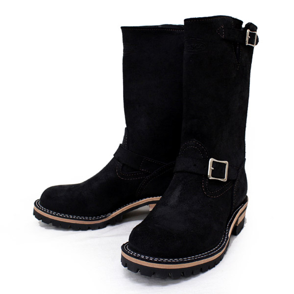 Wescoウエスコ 正規ディーラー Boss ボス Black Roughout,11height,#100sole,Nickel Bucles BS72