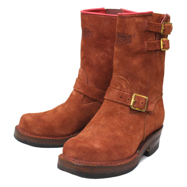 Wescoウエスコ 正規ディーラー Bossボス Redwood Roughout,9height,#430sole,Double Midsole,2Top Straps,Brass Roller Buckles BS78