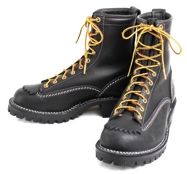 正規ディーラー Wescoウエスコ Jobmasterジョブマスター Black ブラック, Lace to Toe, 8height,#100sole JM28