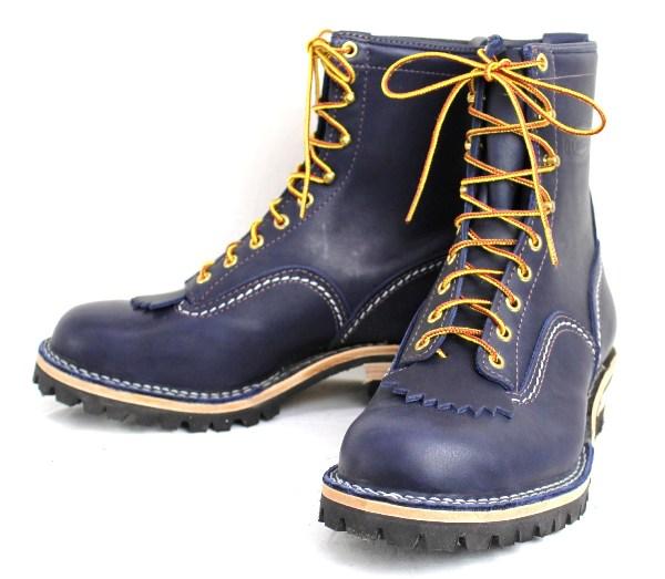 正規ディーラー Wescoウエスコ Jobmasterジョブマスター Navy ネイビー, Semi Lace to Toe, 8height,#100sole JM37