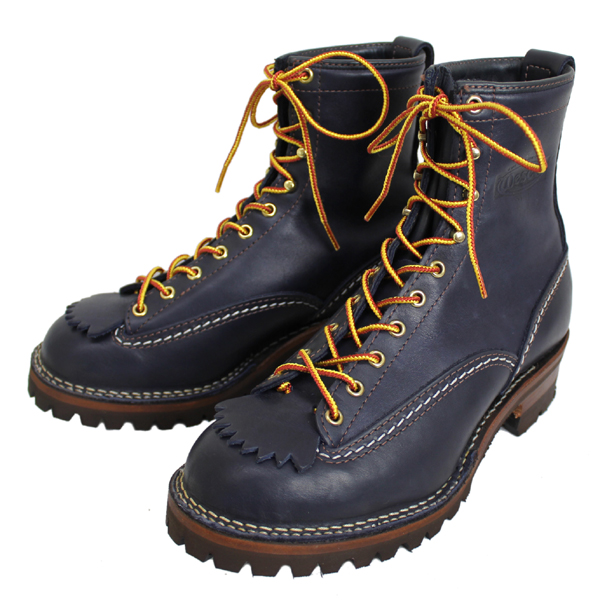 正規 Wescoウエスコ Jobmasterジョブマスター Navyネイビー Leather, Lace to Toe, 8height,#100sole JM45