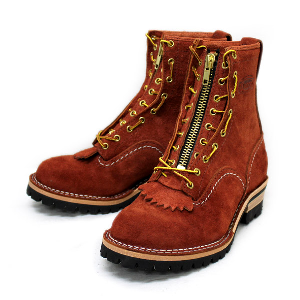 正規 Wescoウエスコ Jobmasterジョブマスター Red Wood Rough Out，Lace to Toe，8height，#430 Sole，Boss Toe JM55