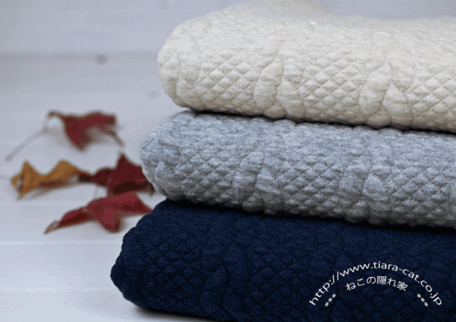 杢糸パフクロス　キルト