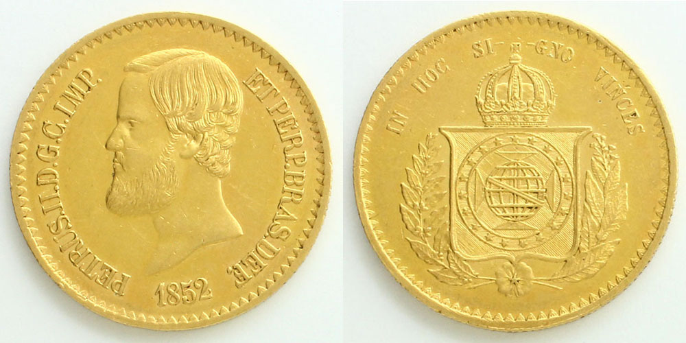 ポルトガル 1690年 ペドロ2世時代 4,000レイス金貨