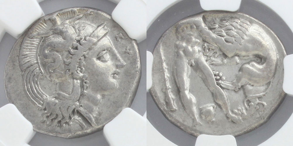 アテナ神/ヘラクレスとネメアのライオン