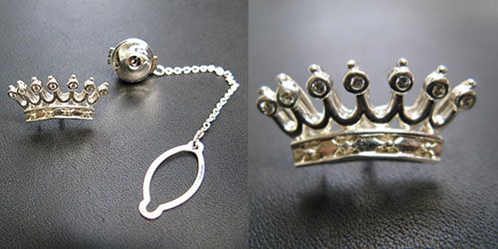 ダイヤモンドティアラ　シルバー ピンズ