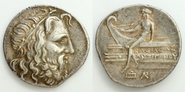 銀貨 古代ギリシャ マケドニア王国 テトラドラクマ銀貨 閉め出さ 16.48g