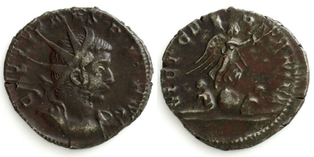 ガリエヌス帝／ヴィクトリー女神＆捕虜