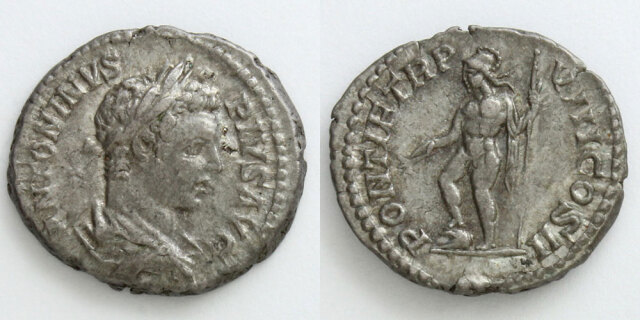 古代 ローマ帝国 カラカラ帝 198-217年 銀貨 NGC アンティーク Gem MS☆ 5/5-5/5】198年?217年 古代ローマ帝国 カラカラ帝