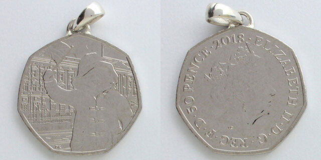 パディントン2018 50p銀貨 パディントン 絵本