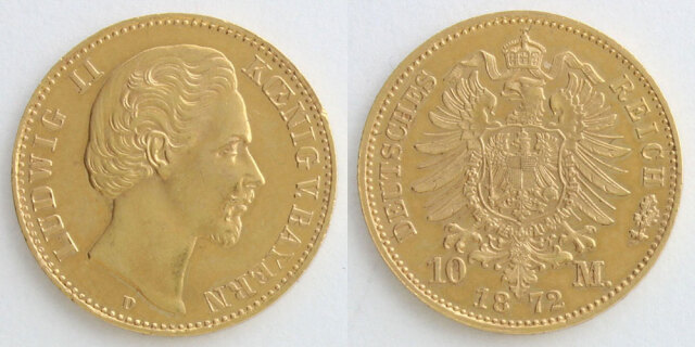 ア*ー様 1914年 ドイツ帝国 バイエルン2マルク銀貨　ルートヴィヒ3世 ドイツ帝国 バイエルン王国 1875 5マルク銀貨 ルートヴィヒ2世