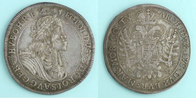 神聖ローマ帝国 1682年 ターラー 「レオポルト1世」