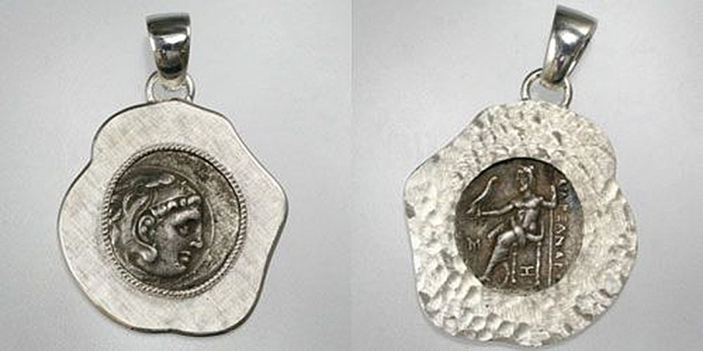 古代マケドニア王国 アレキサンダー コインペンダント