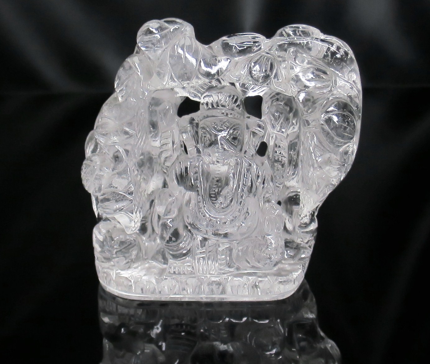 GN0037 【稀少・美品】 インド産ヒマラヤ水晶 ガネーシャ 水晶 536g