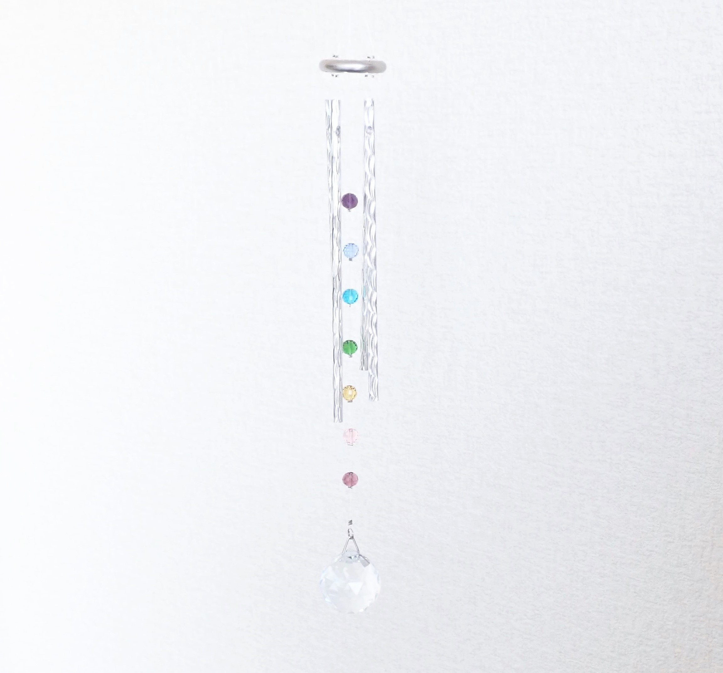 SNC017　【幸せを呼ぶ光のインテリア】　サンキャッチャー　WIND　CHIMES（ウィンドチャイム）　