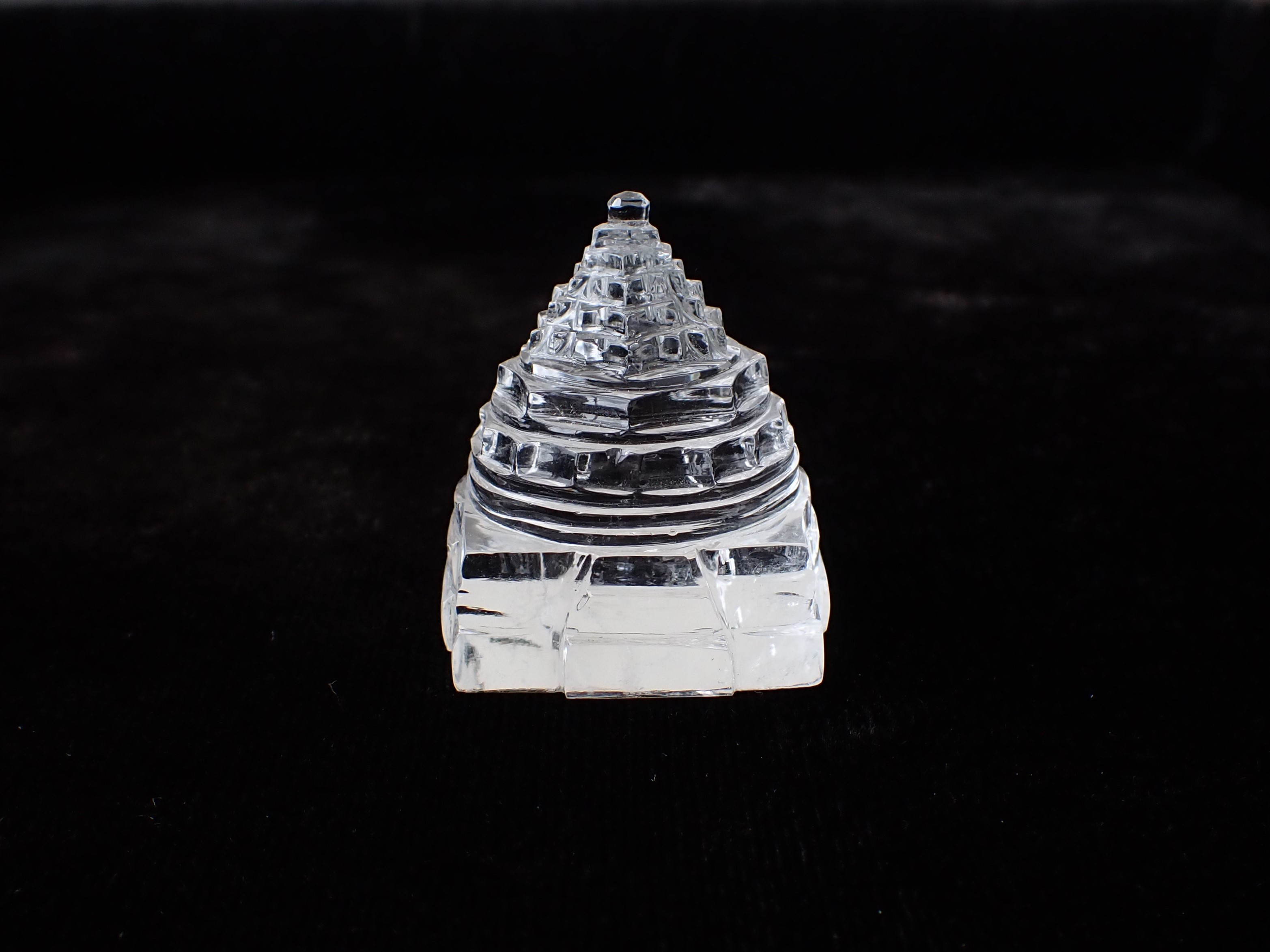 CC0655　ガネーシュヒマール産　ヒマラヤ水晶　シュリヤントラ　５６．６ｇ