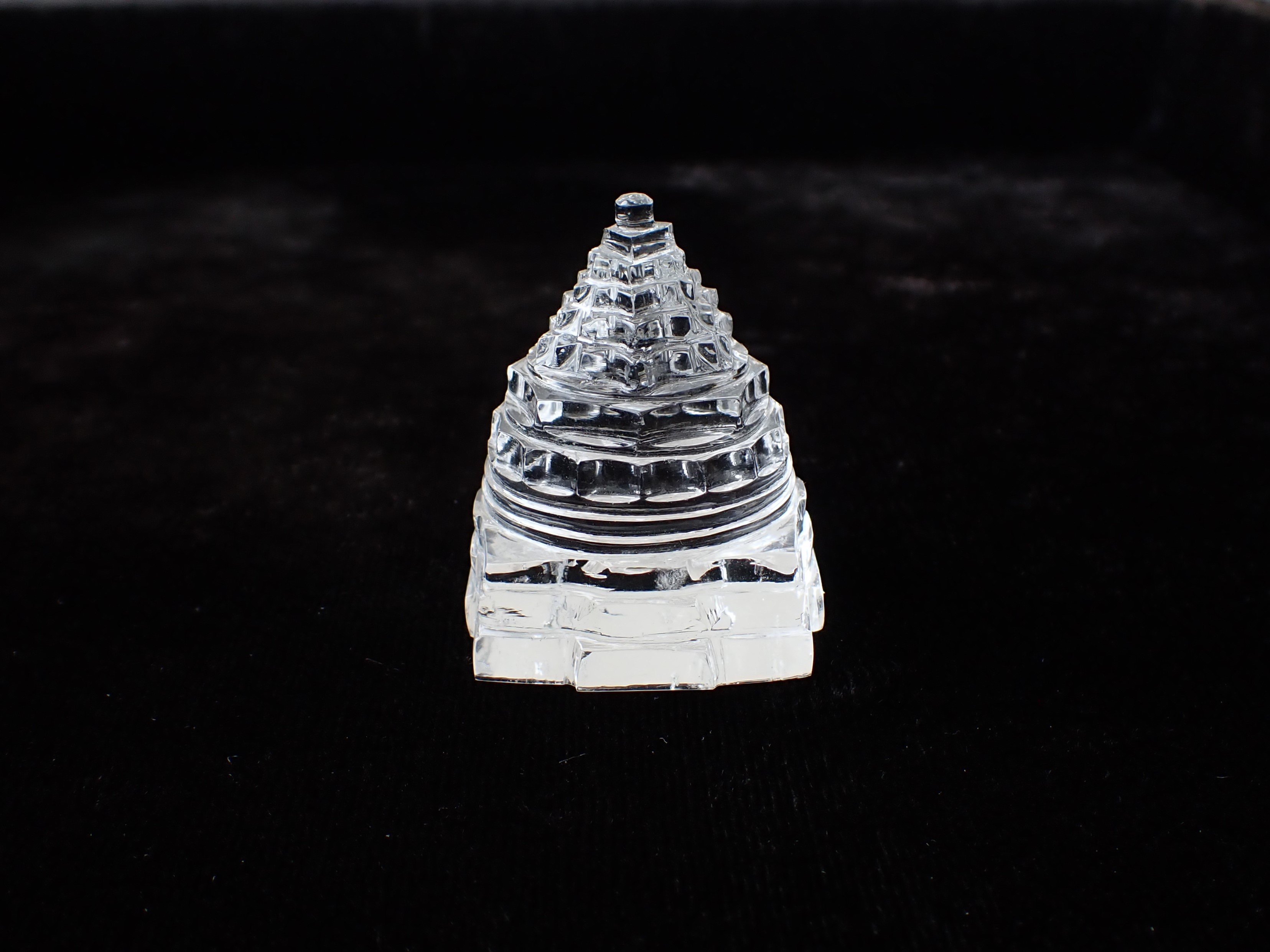 CC0658　ガネーシュヒマール産　ヒマラヤ水晶　シュリヤントラ　６１．８ｇ