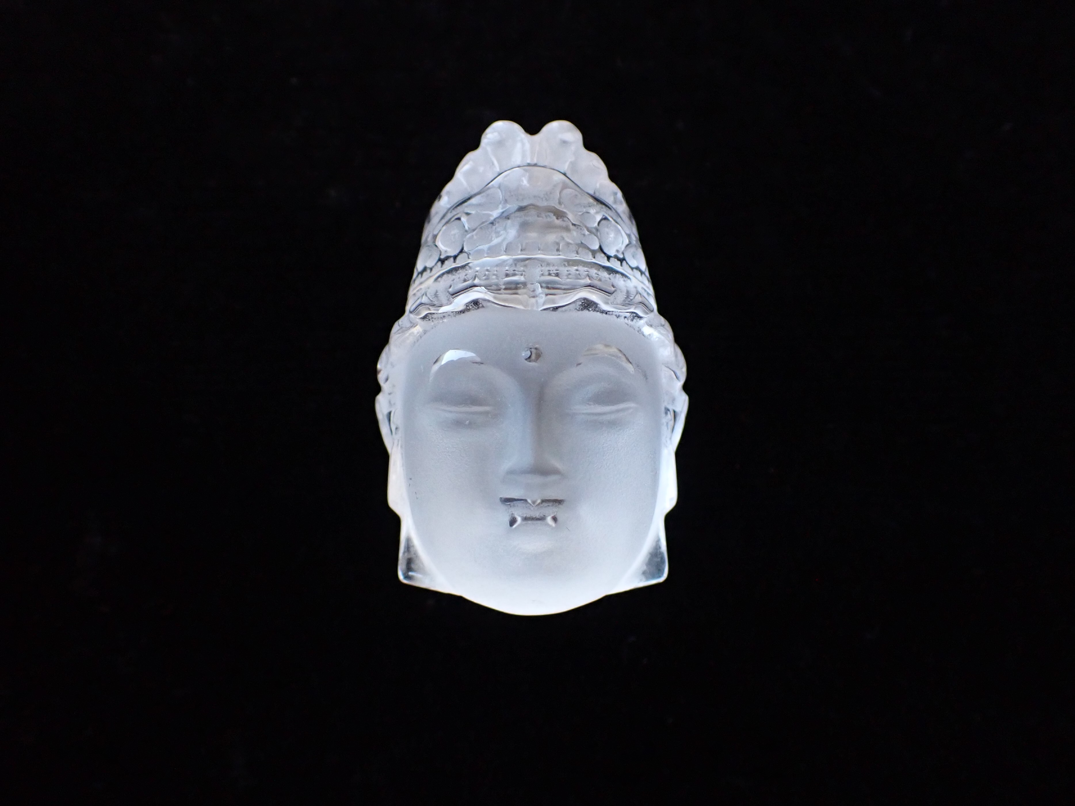 AB3155　仏頭／水晶　