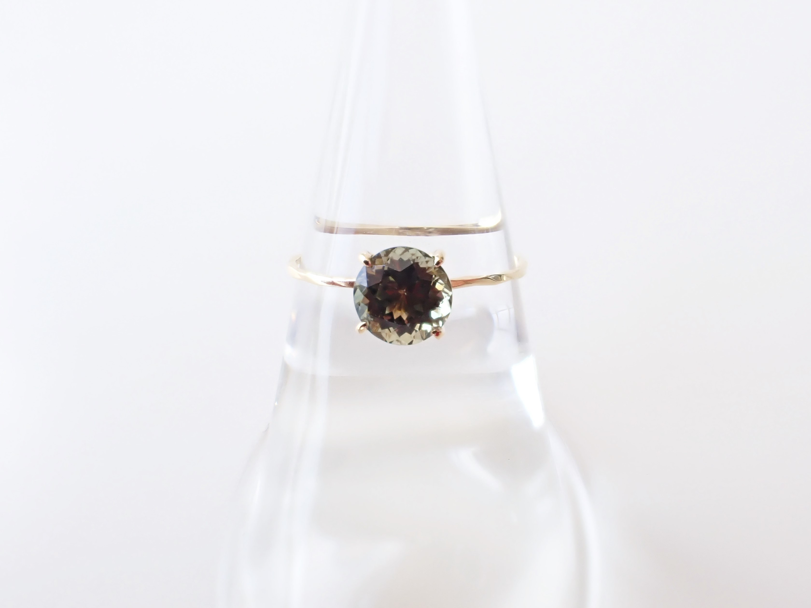 AB3248 【限定価格】 コーネルピン K18リング ☆ソーティング付き☆