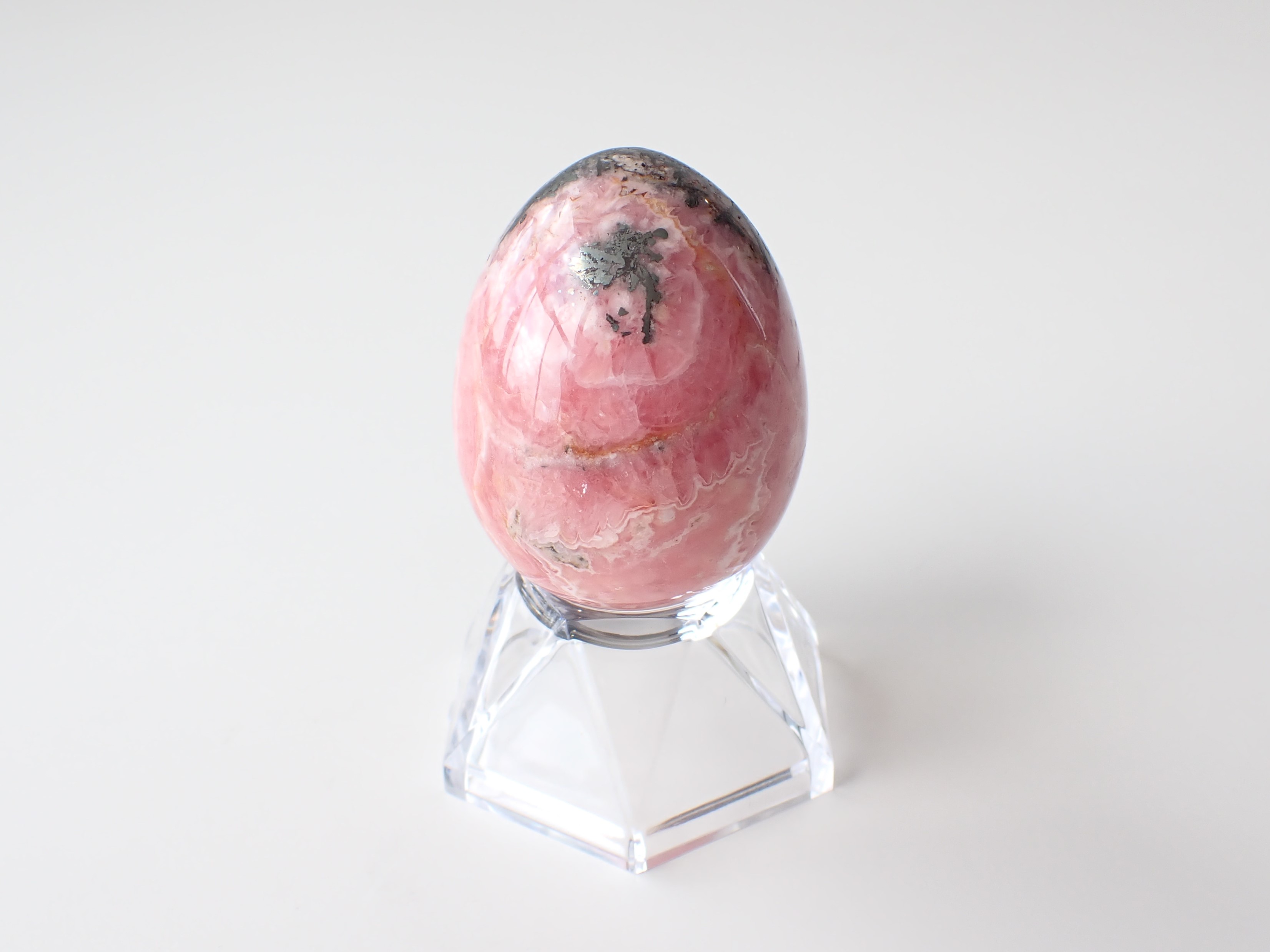 【インカローズ】 ロードクロサイト エッグ アルゼンチン産 卵型 天然石 IA1184 アルゼンチン産 ロードクロサイト（インカローズ） エッグ 99