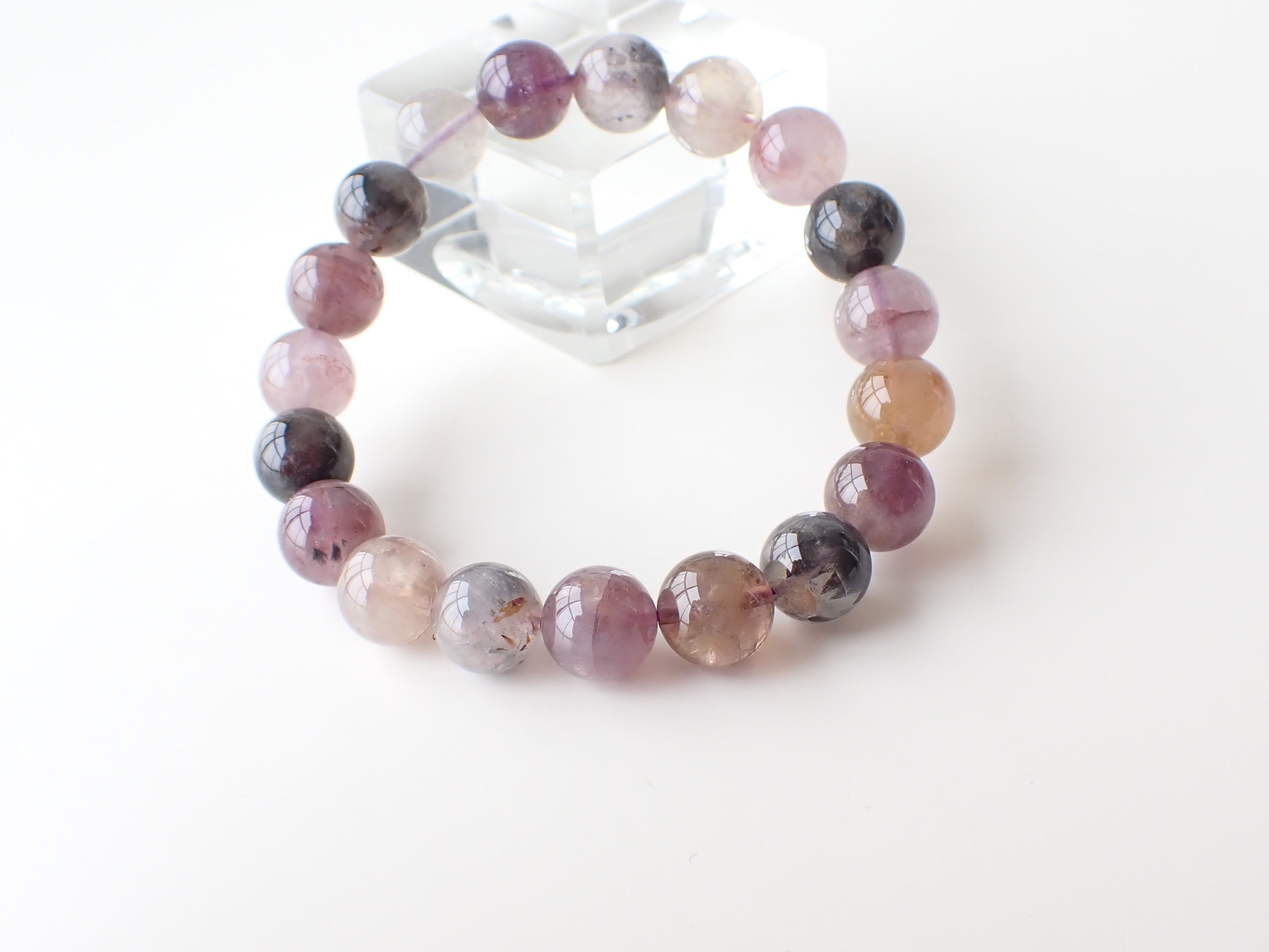 AB3271　オーラライト　９．５ｍｍ～１０ｍｍ　ブレスレット　◇ネコポス対応可◇