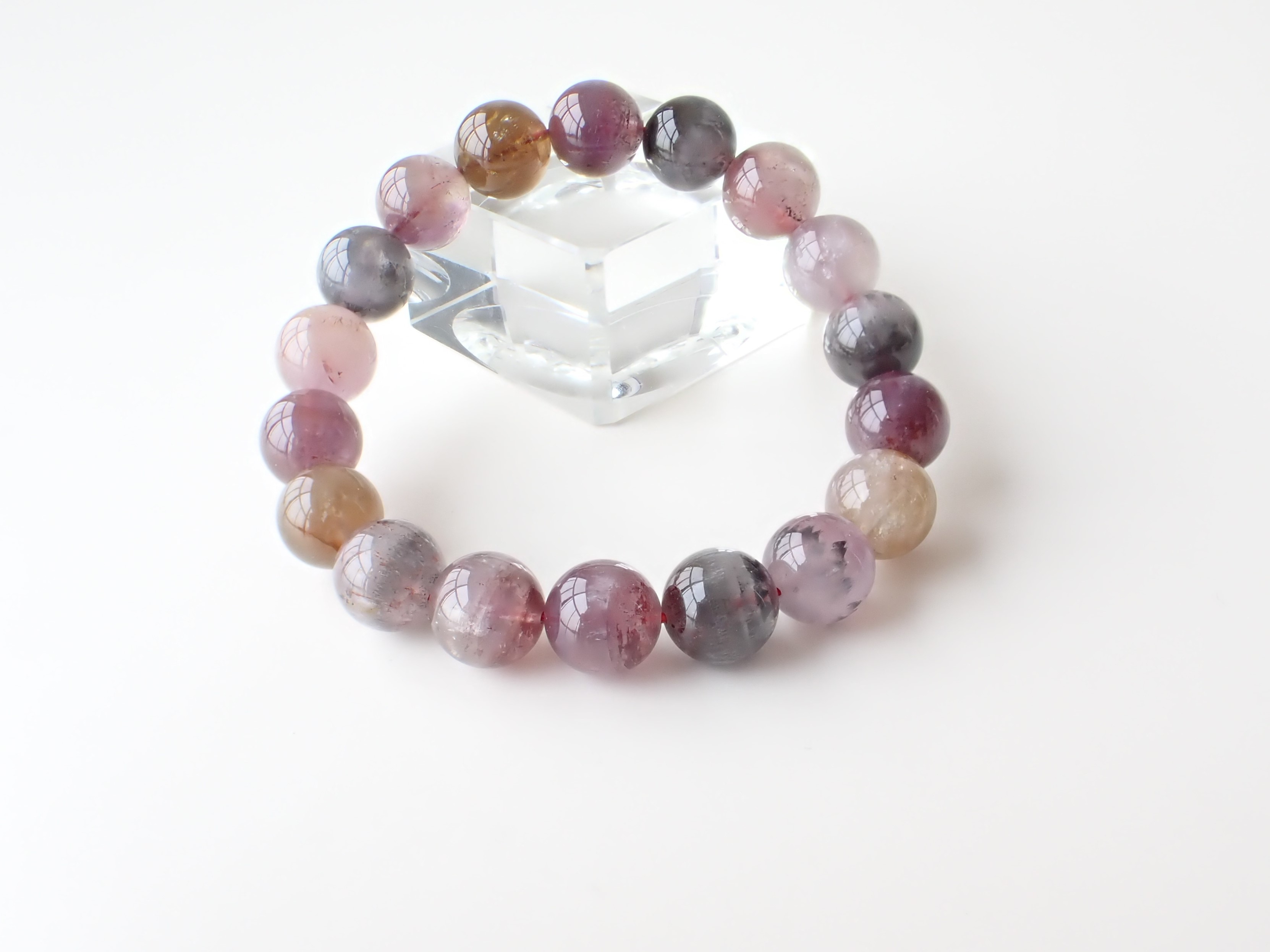 AB3275　オーラライト　１１ｍｍ～１１．５ｍｍ　ブレスレット　◇ネコポス対応可◇