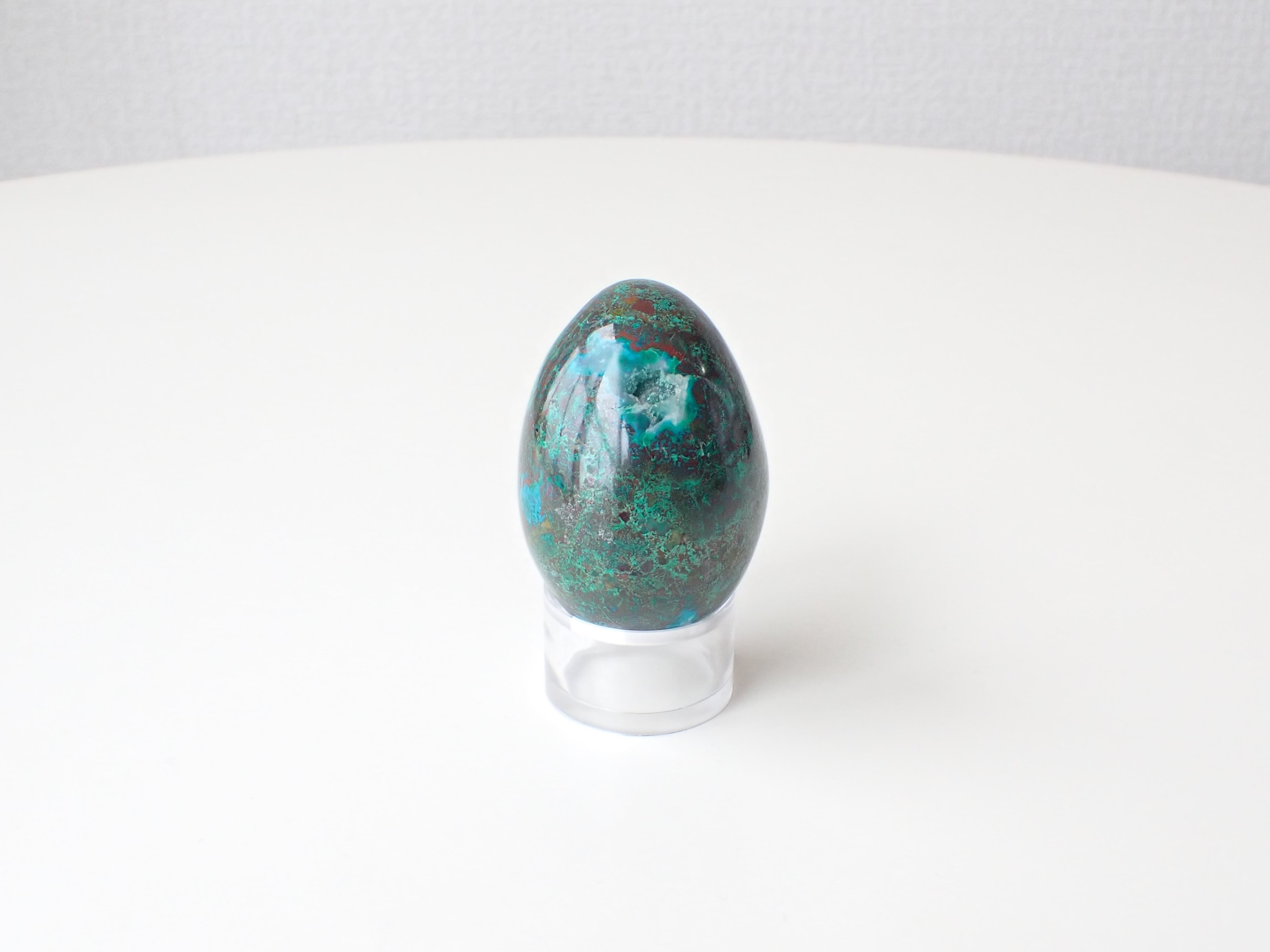 KG0197 【限定価格】 クリソコラ（一部ジェムシリカ） エッグ 141