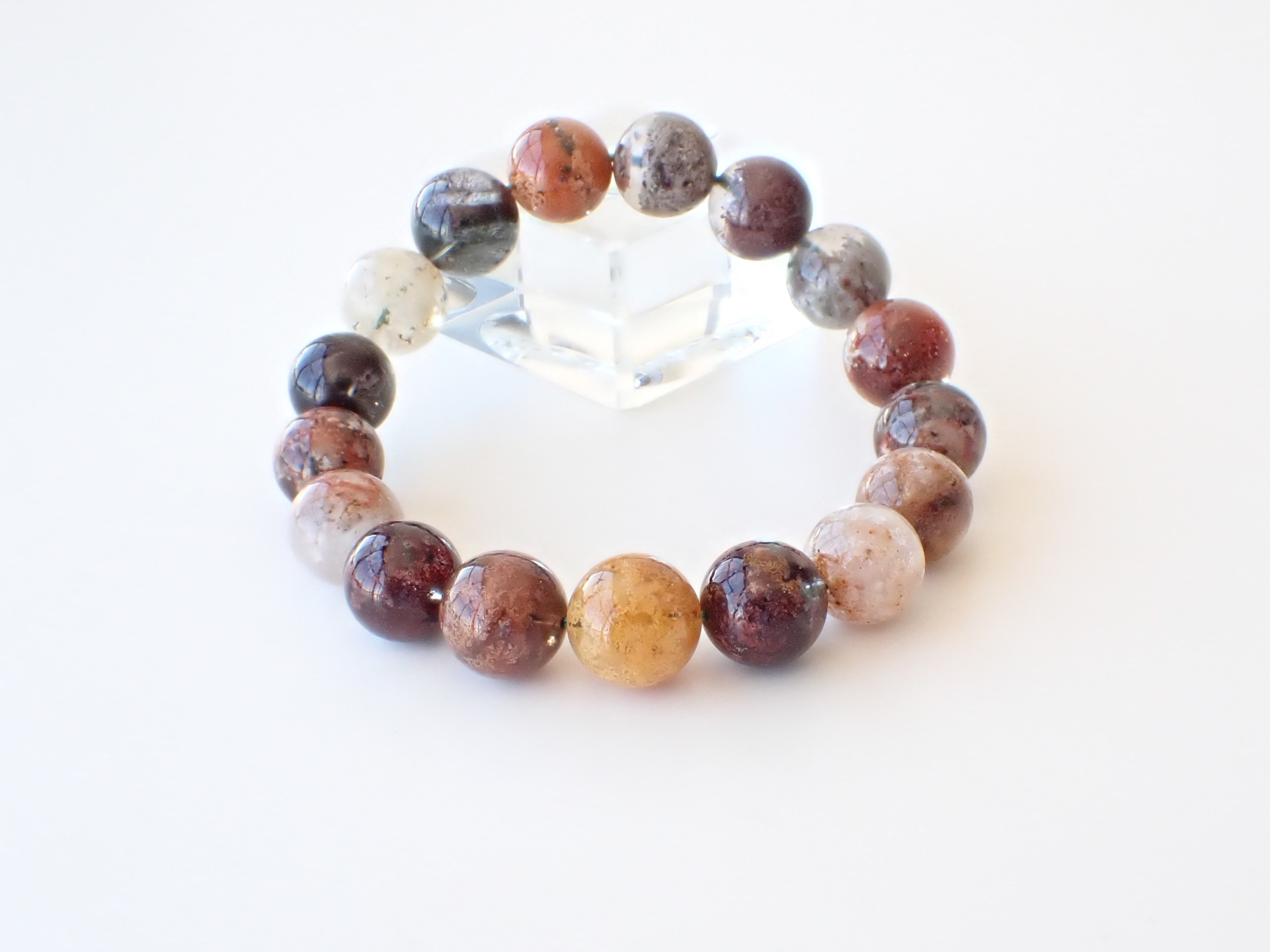 GC0124 【限定価格】 ガーデンクォーツ（ミックスカラー） 13mm