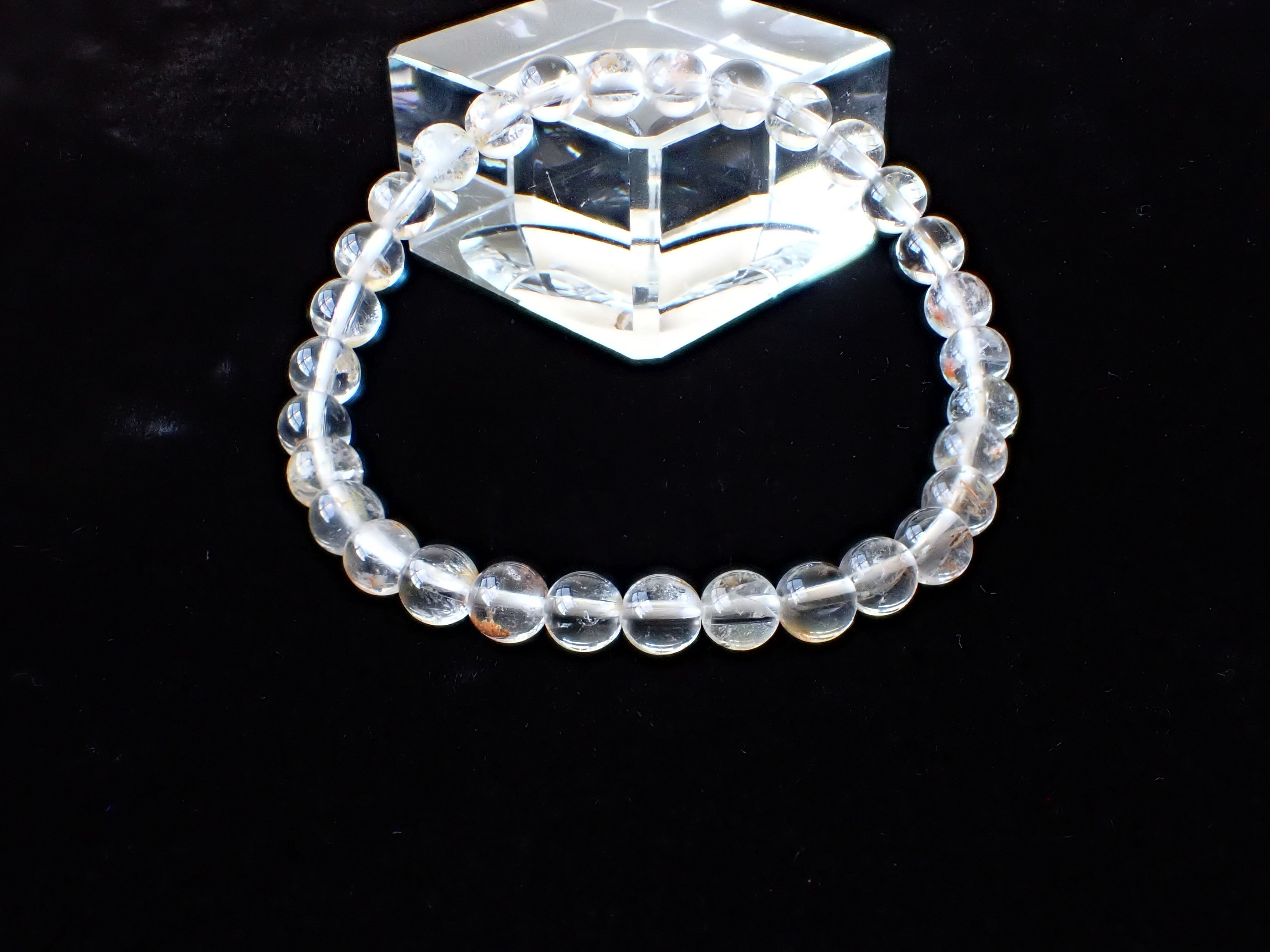AB2886　タンザニアクォーツ　６ｍｍ　ブレスレット　◇ネコポス対応可◇