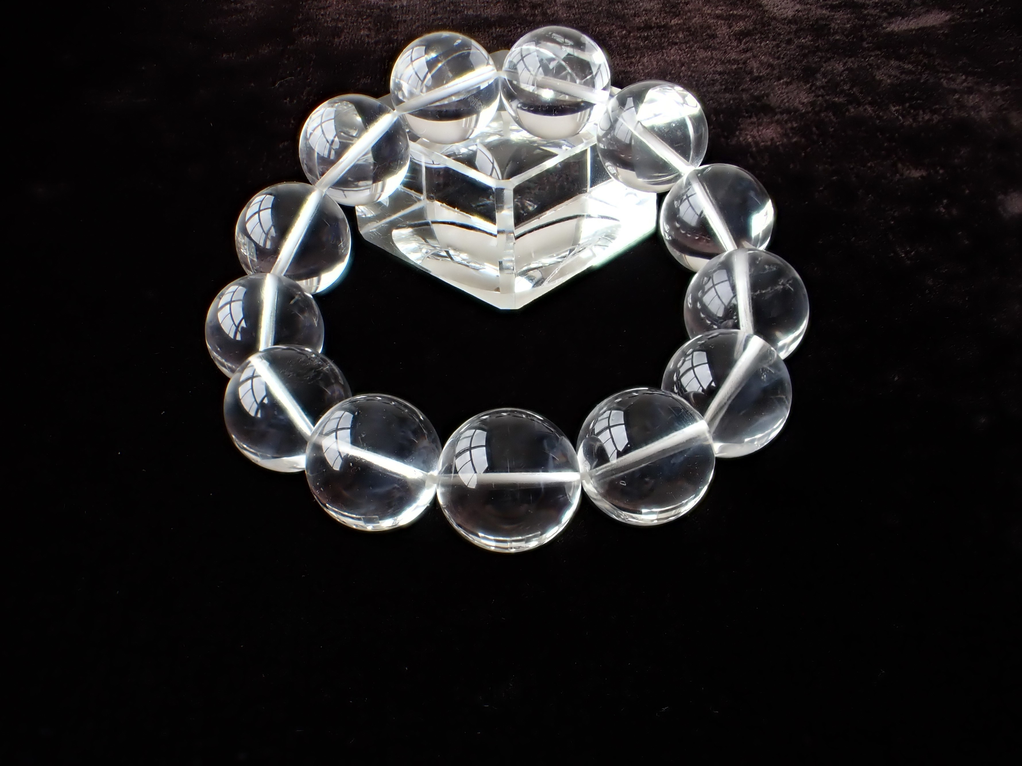 RO0069　【限定価格】　☆高品質☆　ブルーラダー（エンジェルラダー）クォーツ　１７ｍｍ～１７．８ｍｍ　ブレスレット　