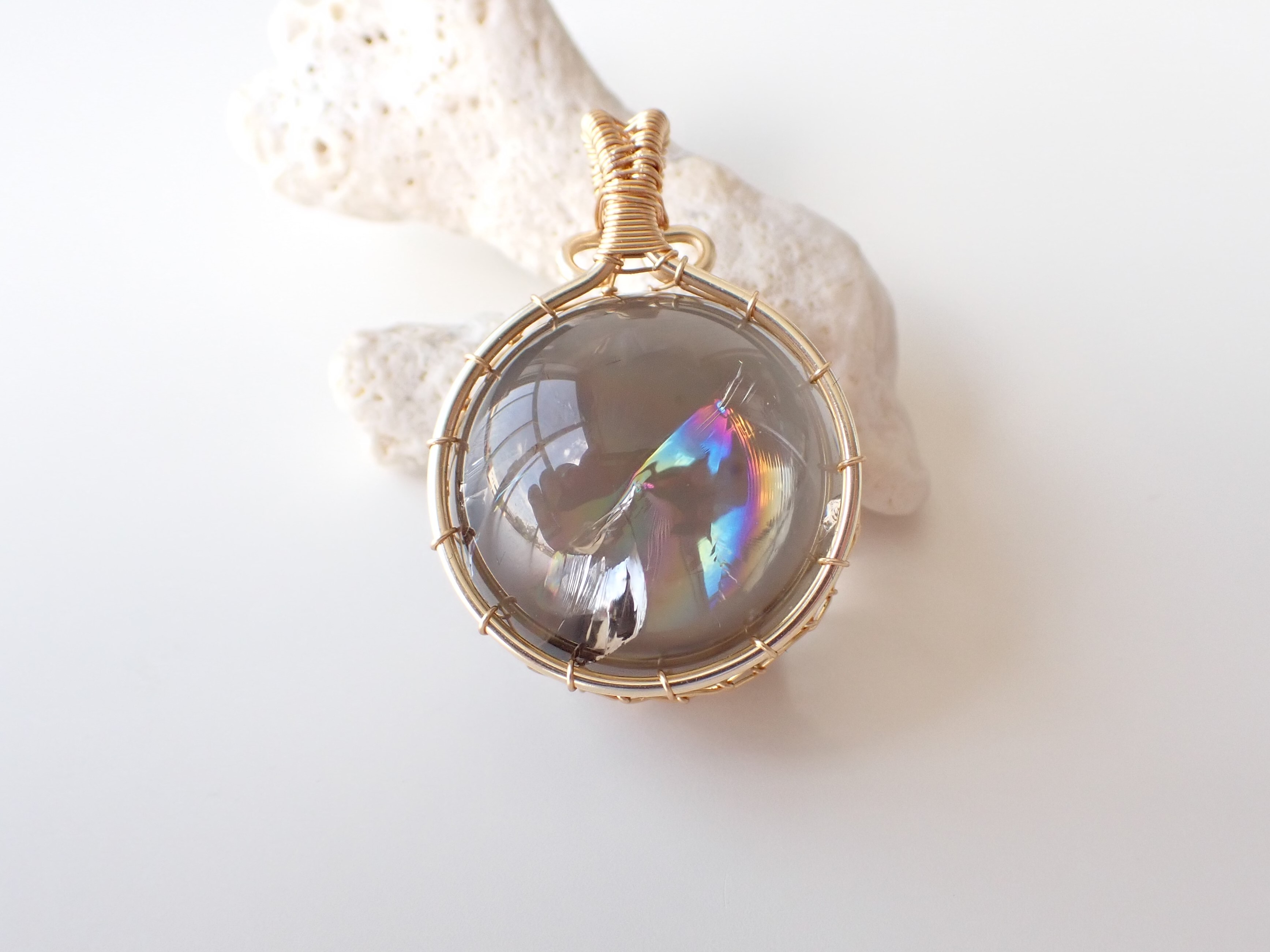 宝石質 スモーキークォーツペンダントトップ 3CT 限定入荷☆極上