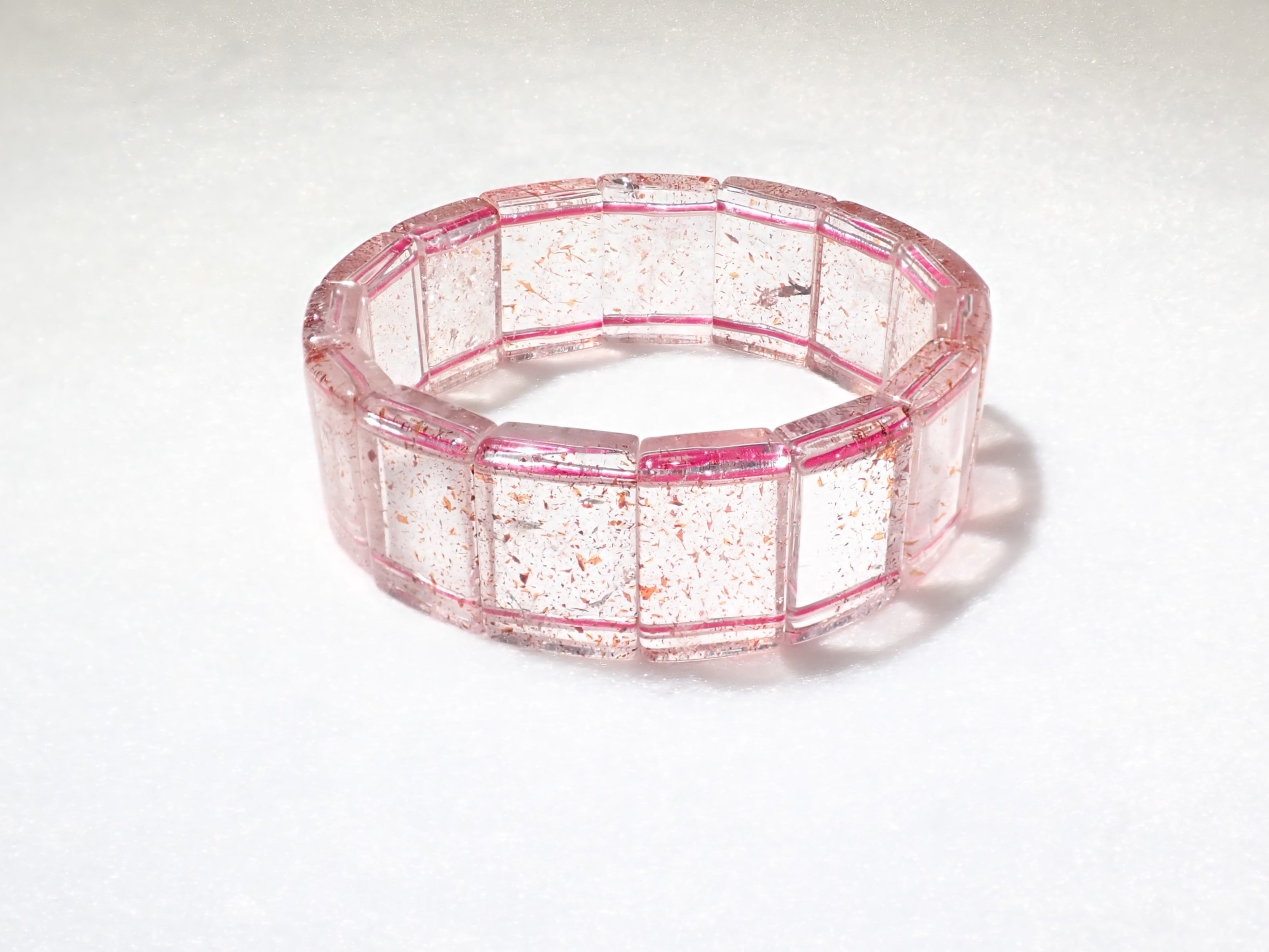 レピドクロサイトインクォーツ ブレスレット…バングルタイプ レピドクロサイトインクォーツ ブレスレット 8.3mm 17.5cm