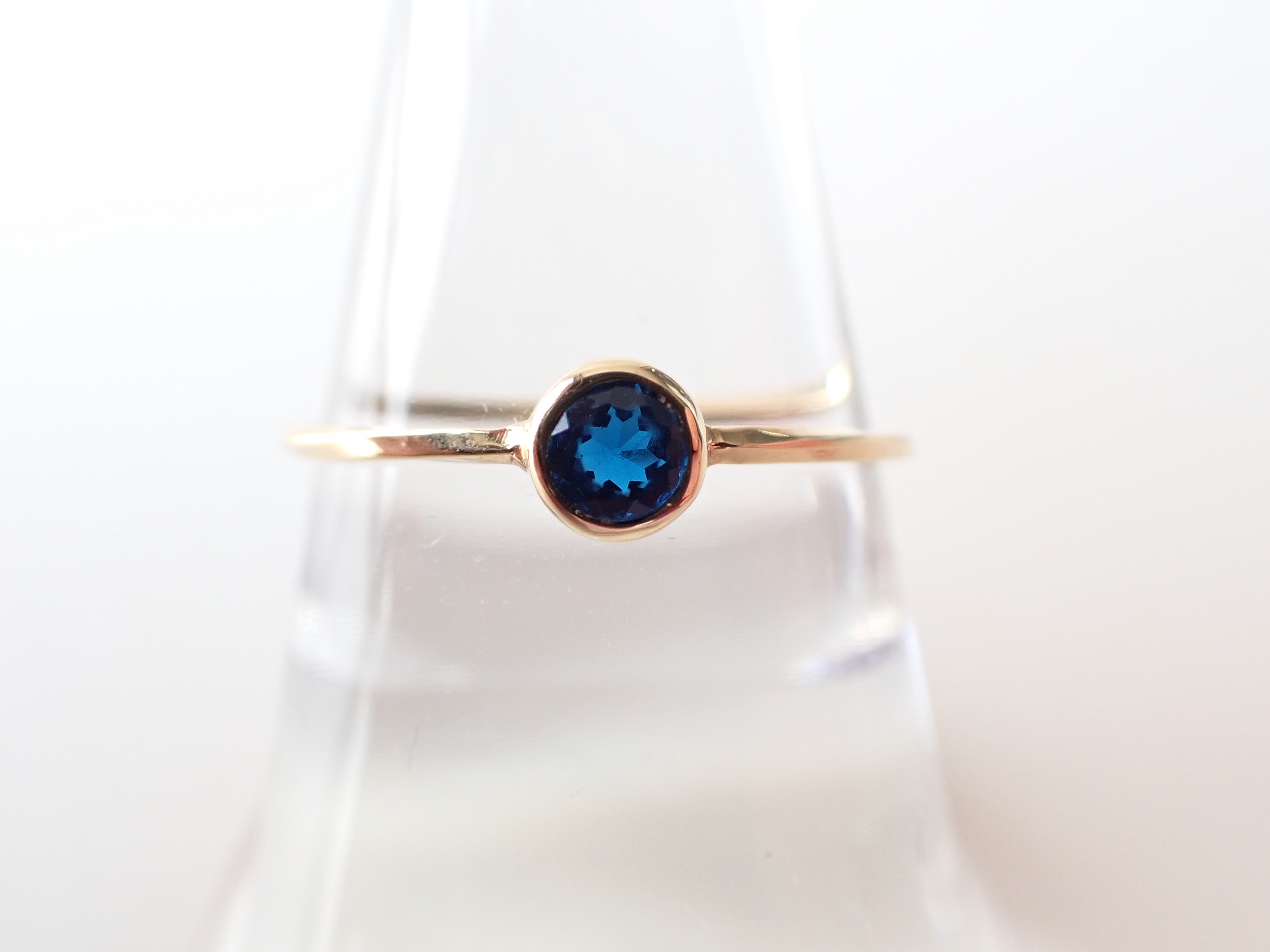 AF0058　アフガナイト　K18リング　☆ソーティングメモ付き☆