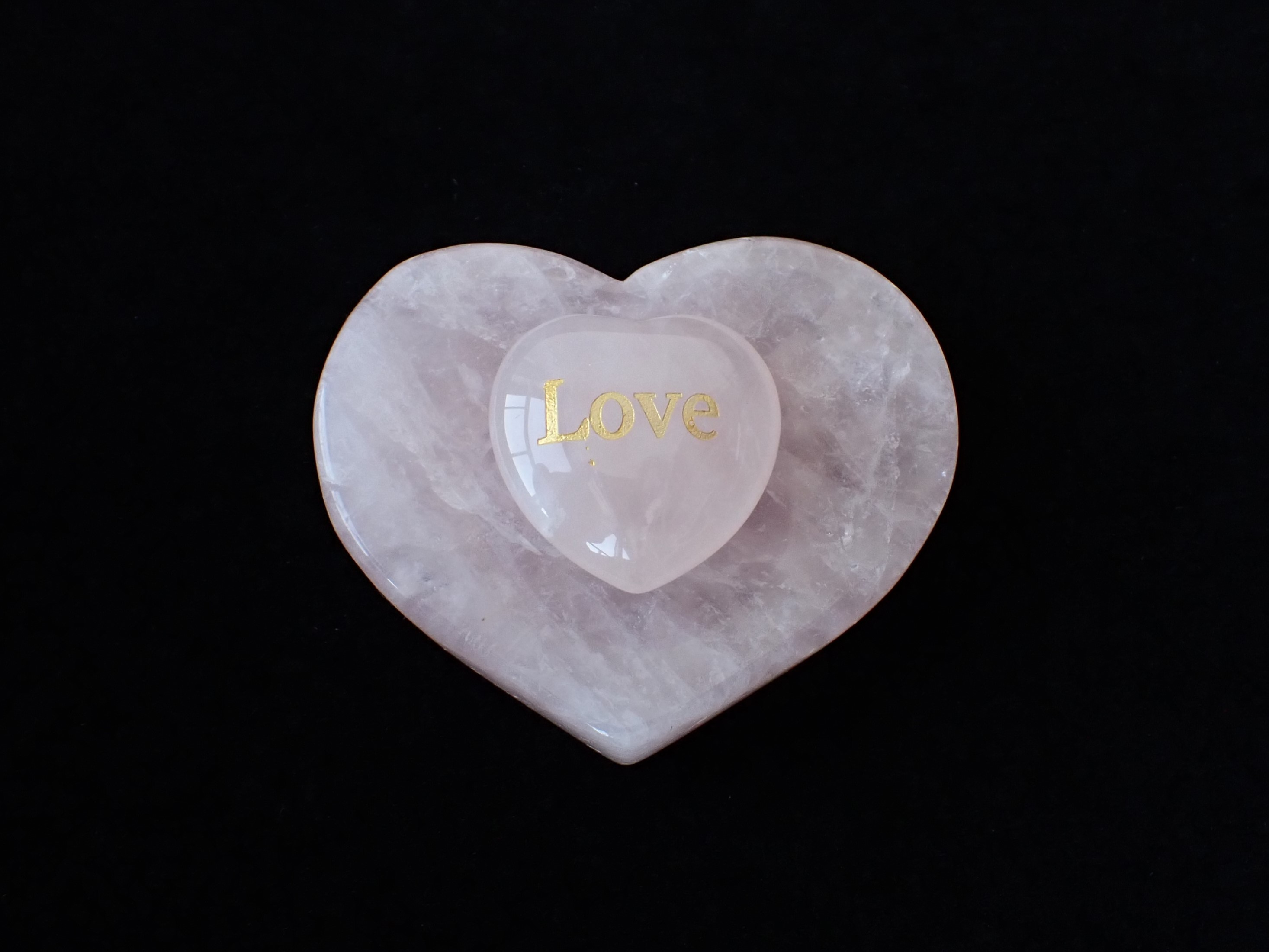 ローズクォーツハート