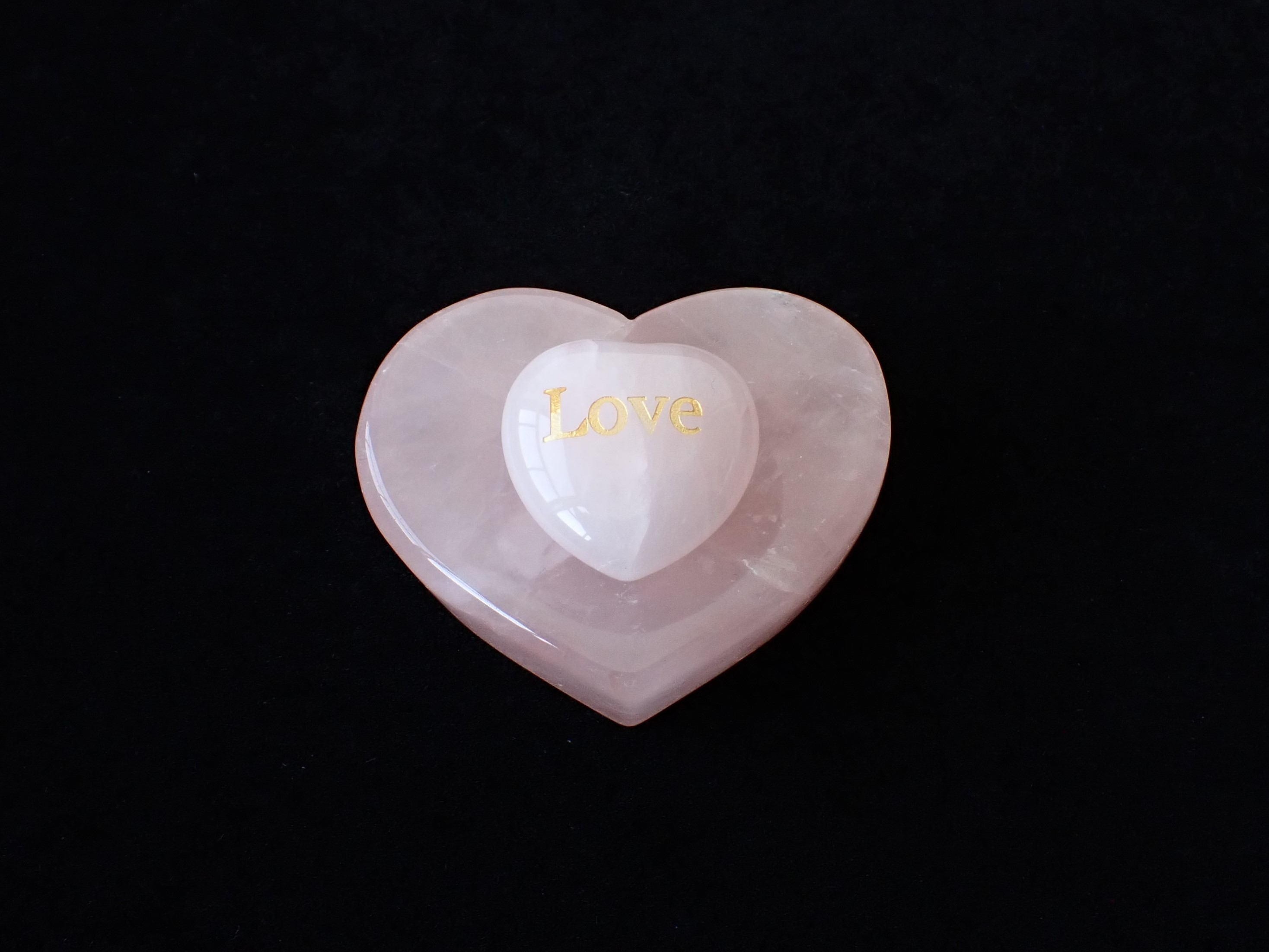 ローズクォーツハート