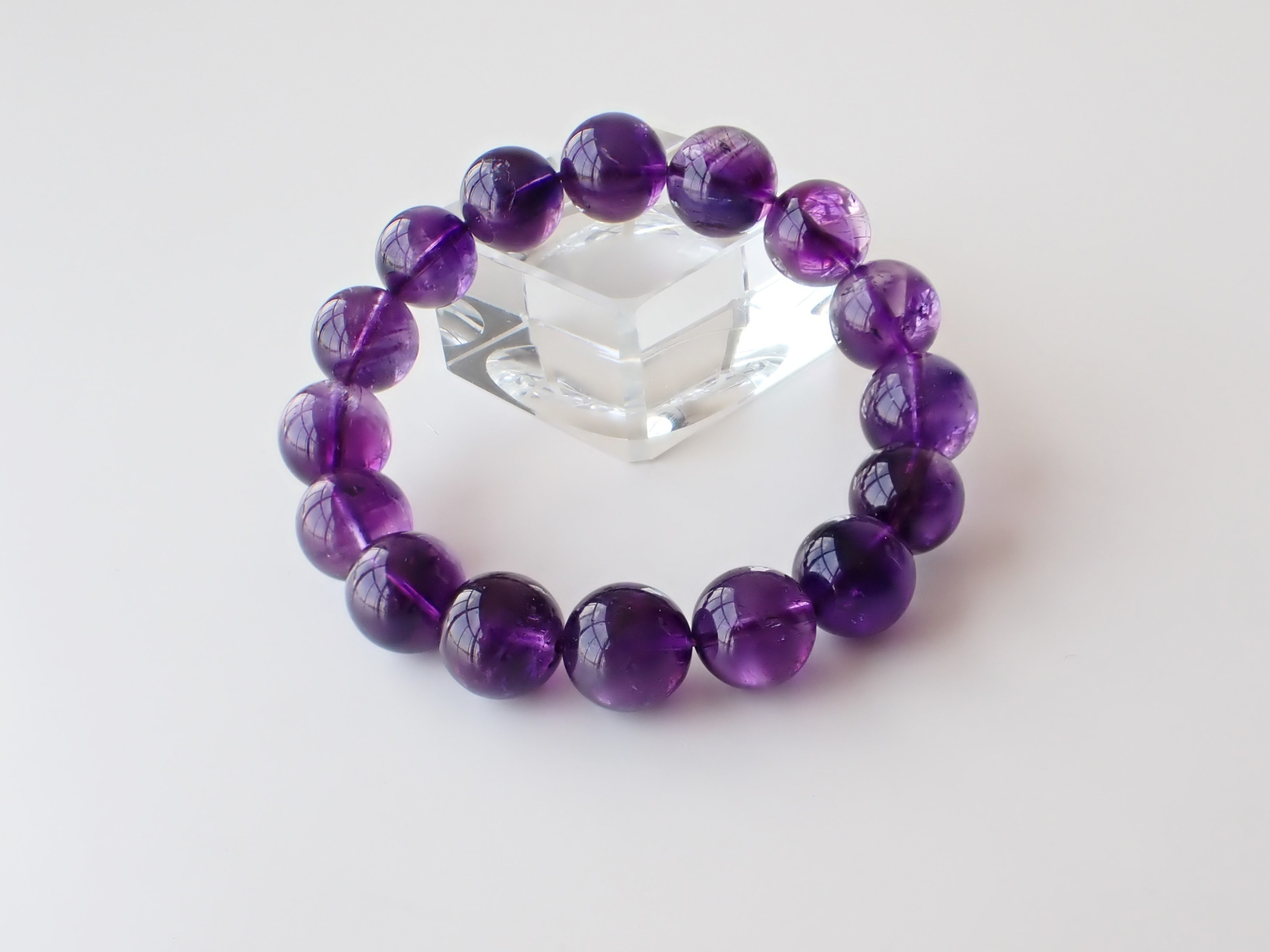 エレスチャル様 AC1854 【限定価格】 ブラジル産 アメジストエレスチャル 12．3mm