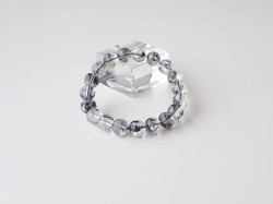 AB3388　グラファイトインクォーツ　１０ｍｍ　ブレスレット