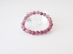 ピンクエピドートインクォーツ