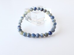 SB0690　バイカラーサファイア　６．５ｍｍ～７ｍｍ　ブレスレット