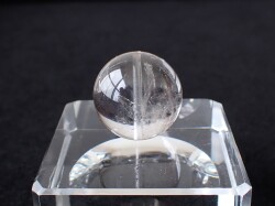 水晶 AB3764 水入り水晶（ウォーターインクォーツ） 18．5mm 粒