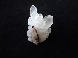 ハリネズミ水晶クラスター
