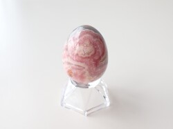 【インカローズ】 ロードクロサイト エッグ アルゼンチン産 卵型 天然石 IA1185 アルゼンチン産 ロードクロサイト（インカローズ