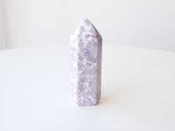 RD0062　レピドライト／トルマリン　ポイント（ポリッシュ）　３２１ｇ