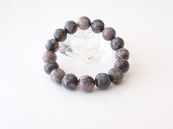 KH0033　ケセラストーン（Quesera　stone）　１２ｍｍ　ブレスレット　◇ネコポス対応可◇