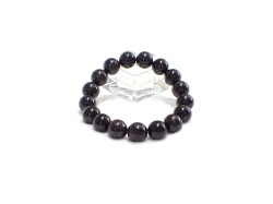 RE0717 ブラックルチルクォーツ 12mm ブレスレット