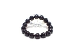 ブラックルチルクォーツブレスレット