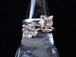 AB3175　ハーキマー水晶（ハーキマーダイヤモンド）　リング　
